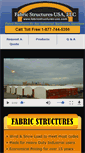 Mobile Screenshot of fabricstructures-usa.com